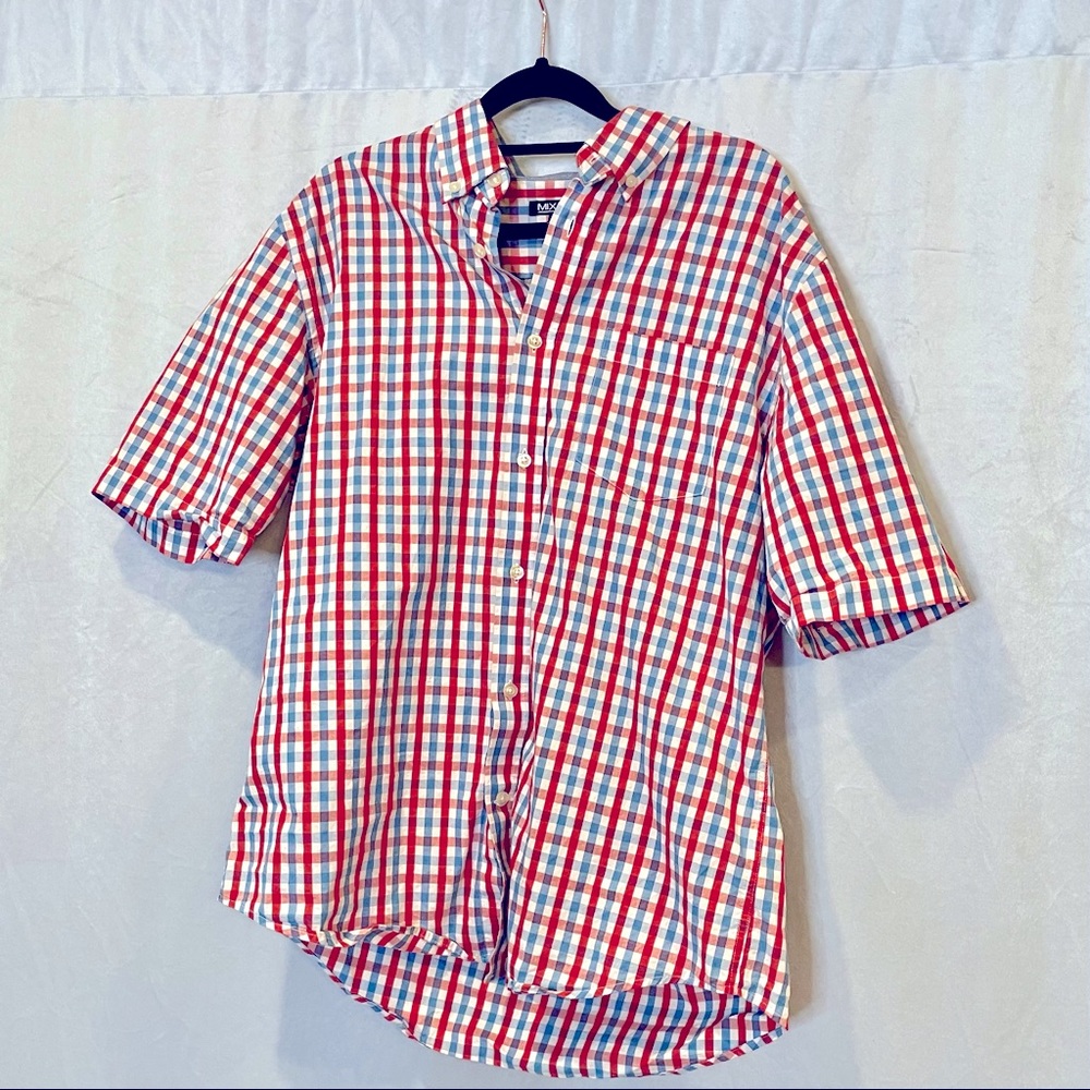 Mix & NY 100% cotton collared button-down shirt